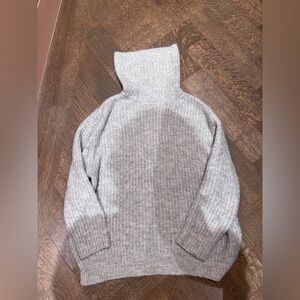 Cozy Gray Turtleneck Sweater